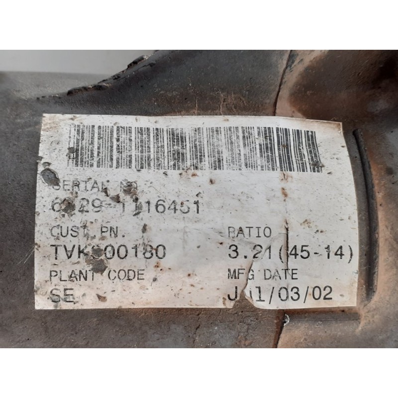 Recambio de diferencial trasero para land rover freelander (ln) s familiar referencia OEM IAM 66291016451 51441174002 6