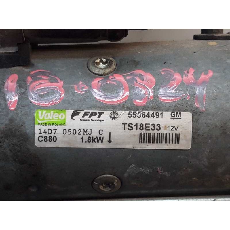 Recambio de motor arranque para opel corsa d cosmo referencia OEM IAM 55564491 VALEO - Rojo 3