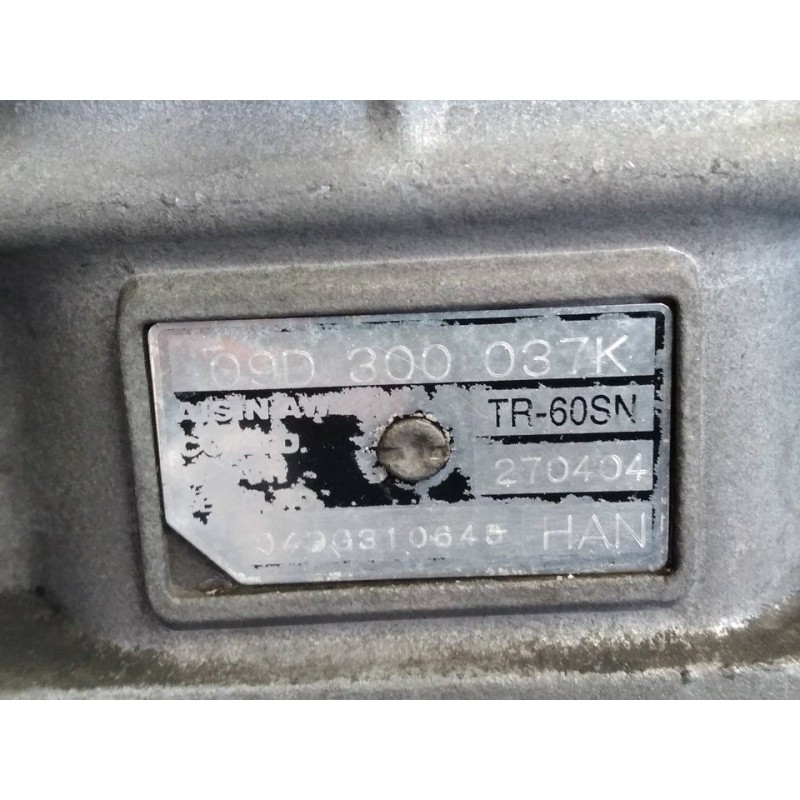 Recambio de caja cambios para volkswagen touareg (7la) tdi r5 referencia OEM IAM HAN - Negro 3
