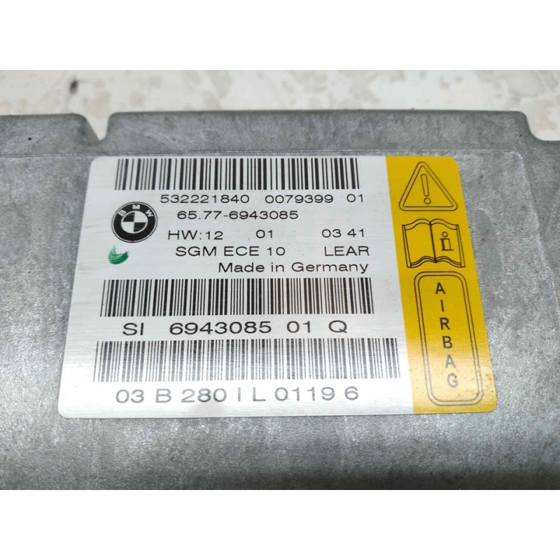 Recambio de centralita check control para bmw serie 5 berlina (e60) 520i referencia OEM IAM 532221840 694308501Q 3