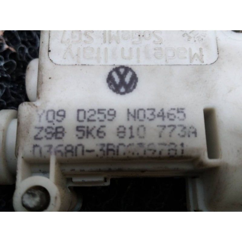 Recambio de motor cierre tapa combustible para volkswagen golf vi (5k1) advance referencia OEM IAM 5K6810773A - Blanco 3