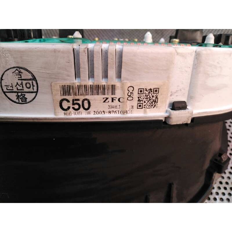 Recambio de cuadro instrumentos para hyundai getz (tb) 1.1 básico referencia OEM IAM 9400031C050 200387640H - Negro 2