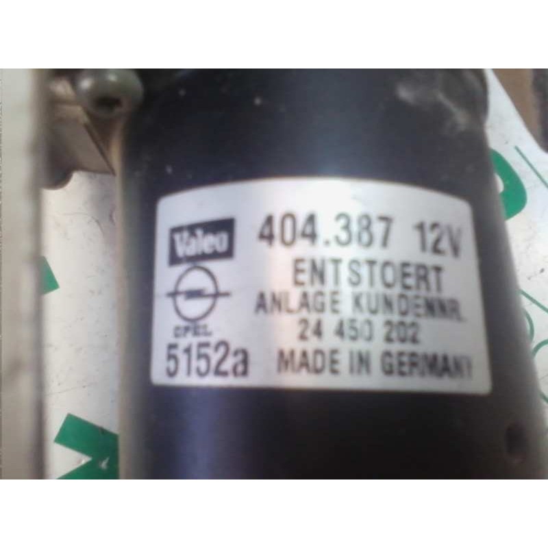 Recambio de motor limpia delantero para opel astra g coupé 1.7 cdti referencia OEM IAM 404387  24450202 - Gris 2
