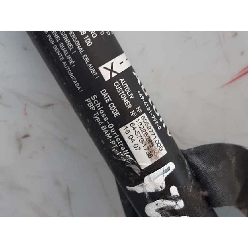 Recambio de pretensor airbag derecho para opel corsa d cosmo referencia OEM IAM 605277100B 13225285 - Rojo 2
