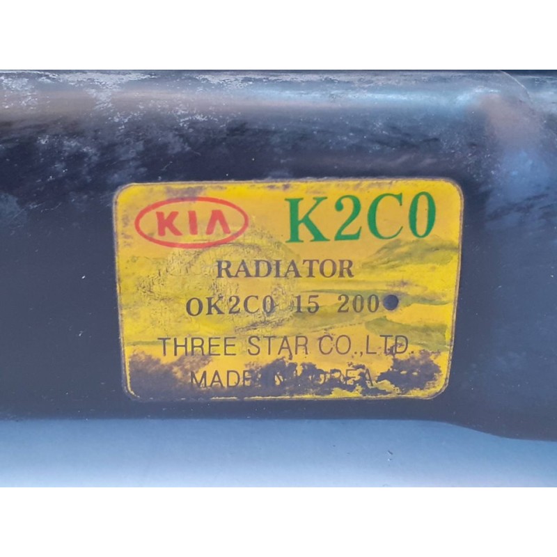 Recambio de radiador agua para kia carens 1.8 ls monovolumen referencia OEM IAM K2C0 3
