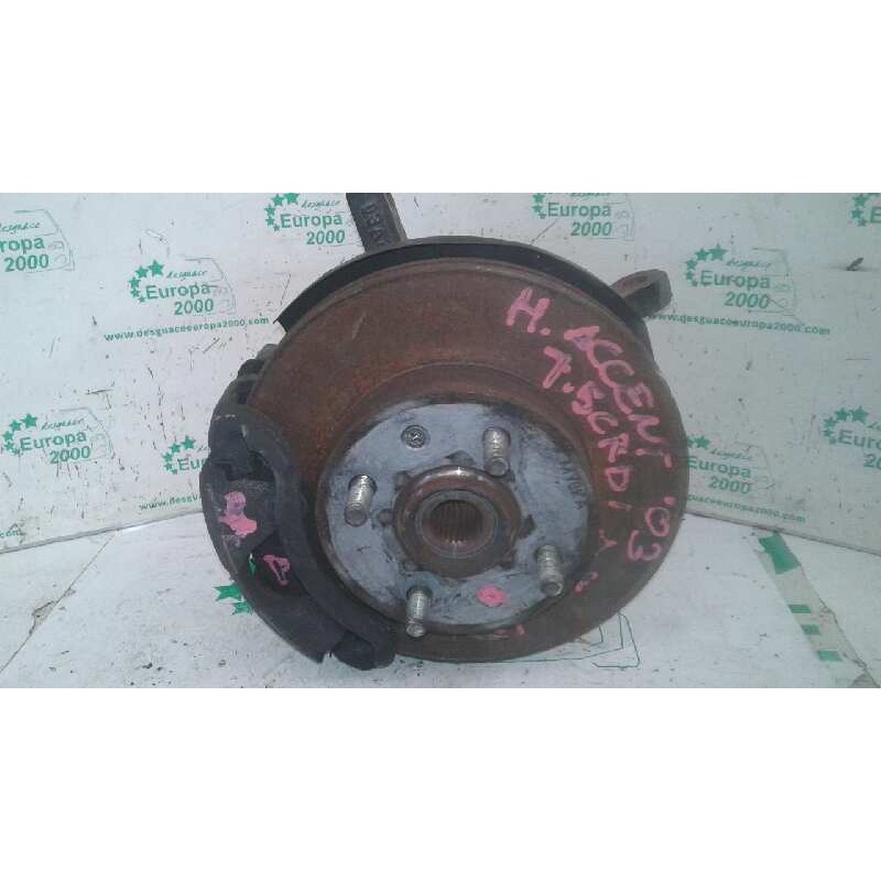 Recambio de mangueta delantera izquierda para hyundai accent (lc) 1.5 crdi cat referencia OEM IAM   