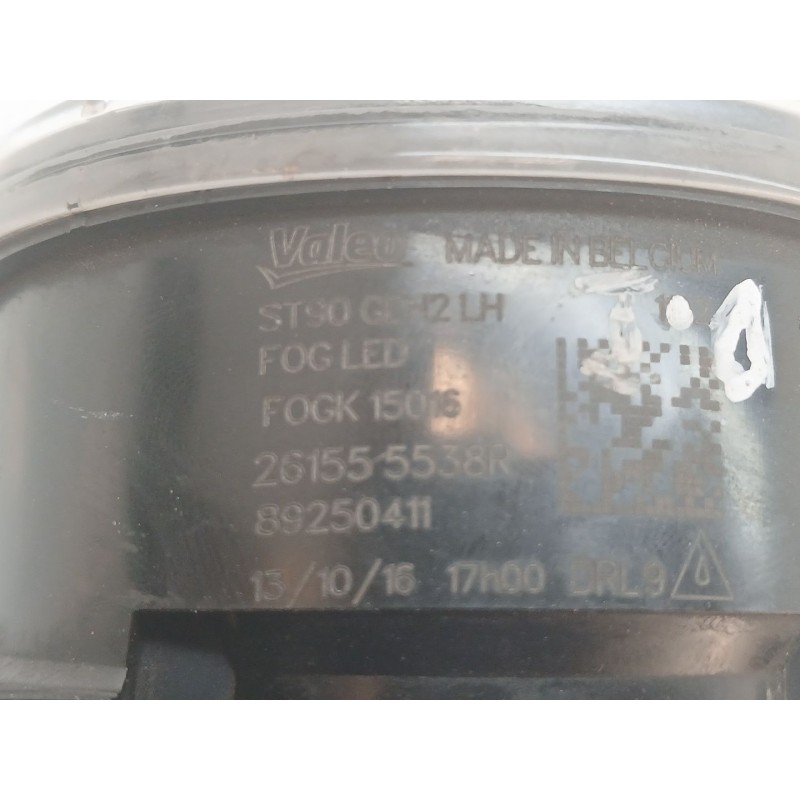 Recambio de faro antiniebla izquierdo para renault clio iv (bh_) 1.5 dci 75 referencia OEM IAM 261555538R - Blanco 2