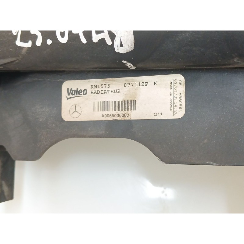 Recambio de radiador agua para mercedes-benz sprinterii caja cerrada (desde 01.06) 309/311/313/315  cdi (906.631/633/635/637) re - Blanco 2
