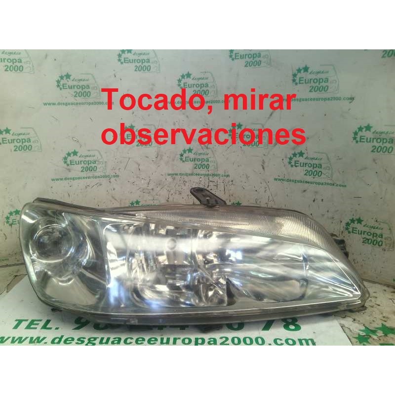 Recambio de faro derecho para peugeot 306 berlina 3/4/5 puertas (s2) 1.9 diesel referencia OEM IAM   
