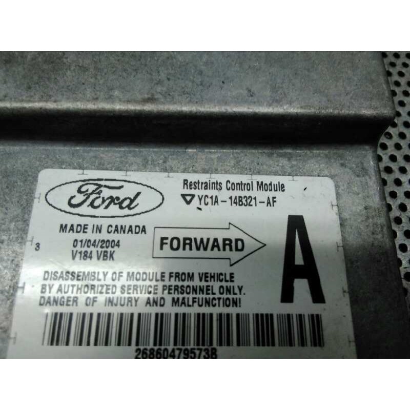 Recambio de centralita airbag para ford transit caja cerrada, media (fy) (2000 =>) ft 330 2.4 service-line referencia OEM IAM YC - Blanco 2