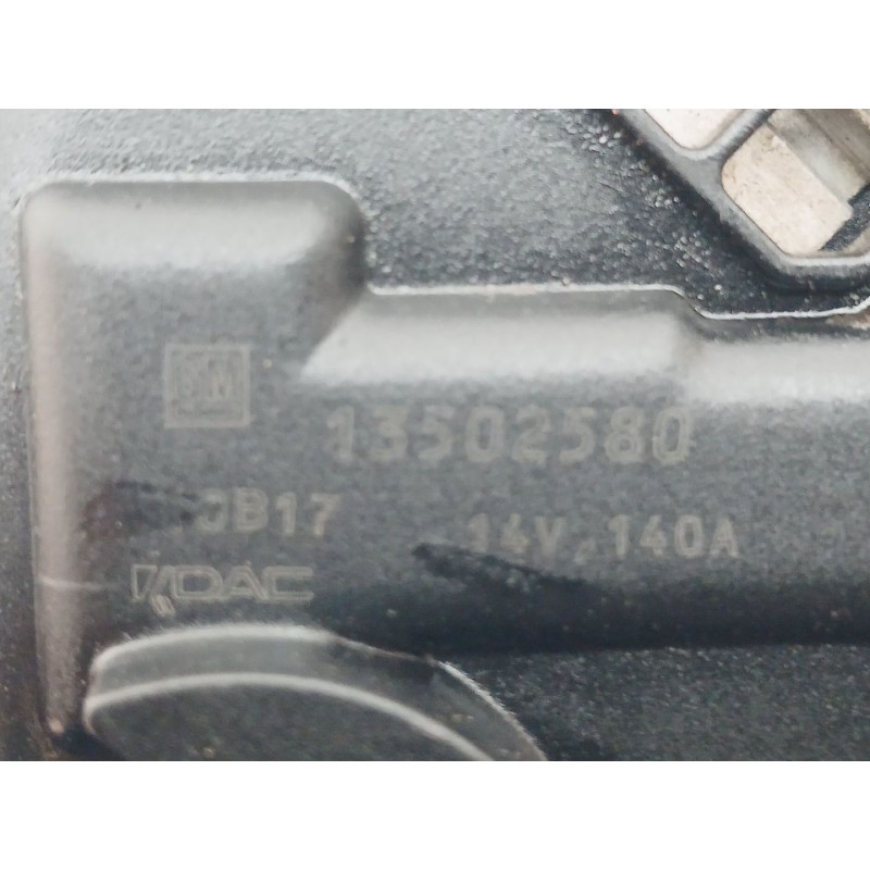 Recambio de alternador para chevrolet cruze lt referencia OEM IAM 13502580 - Negro 2