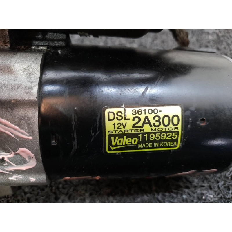 Recambio de motor arranque para hyundai i20 classic referencia OEM IAM 361002A300 1195925 - Negro 3