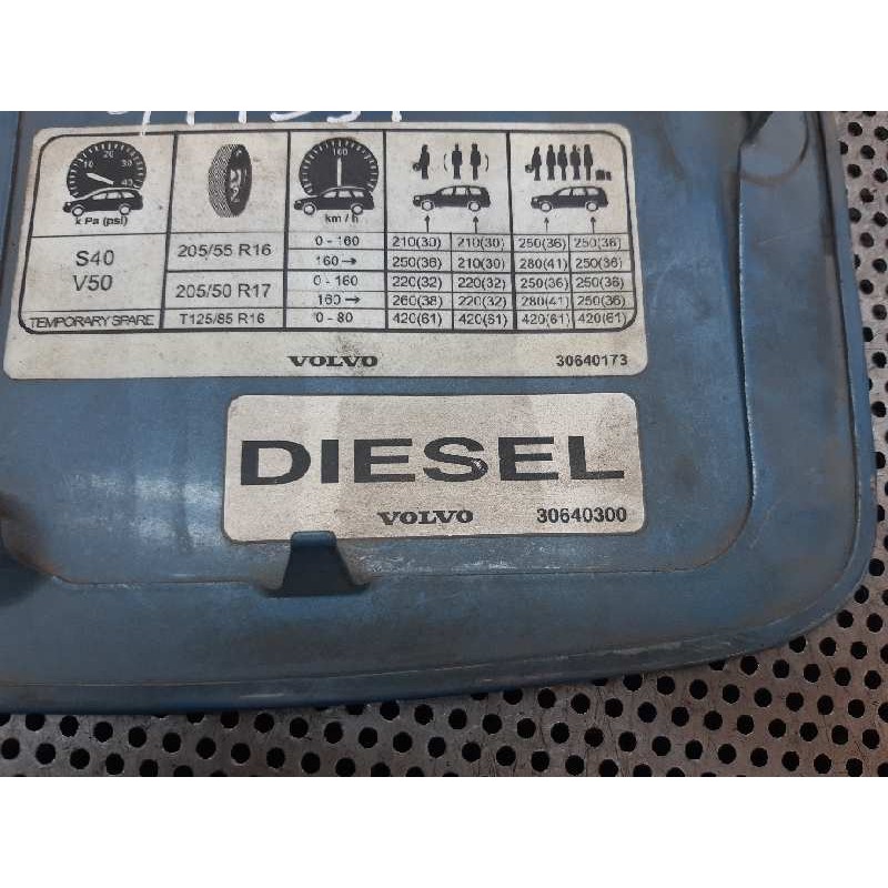 Recambio de tapa exterior combustible para volvo v50 familiar 2.0 d momentum referencia OEM IAM 30640300 - Azul 5