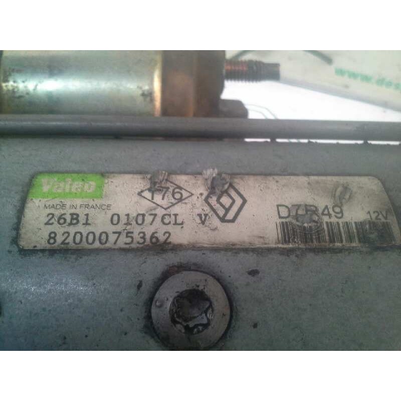 Recambio de motor arranque para renault laguna ii (bg0) 1.9 dci diesel referencia OEM IAM D7R49 8200075362 - Gris 3