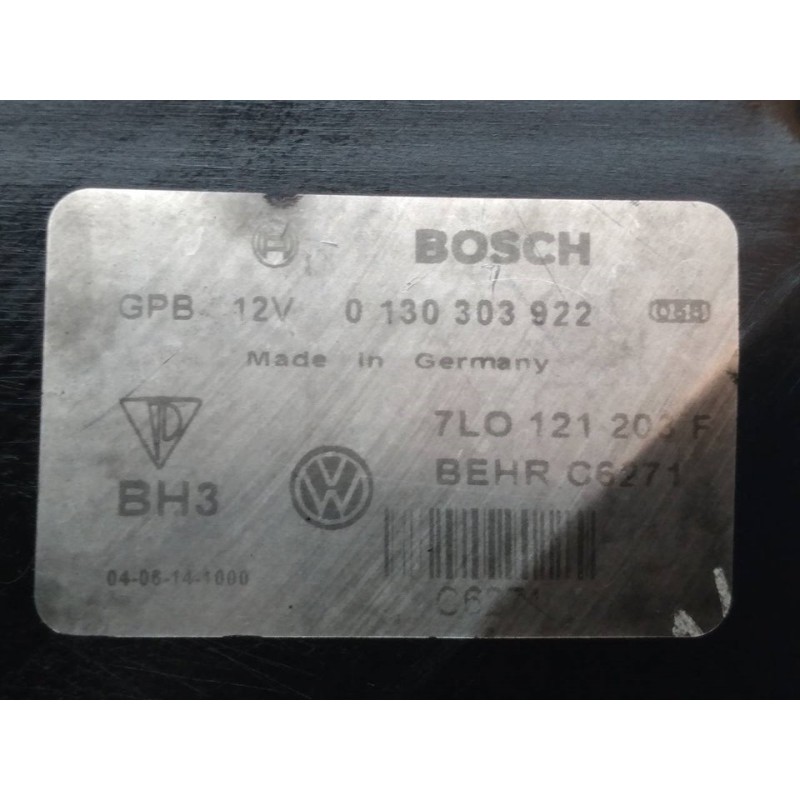Recambio de electroventilador para volkswagen touareg (7la) tdi r5 referencia OEM IAM 0130303292 0130303293 1137328096 - Negro 3