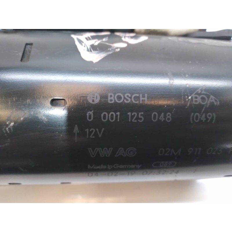 Recambio de motor arranque para seat toledo (1m2) sport referencia OEM IAM 0001125048 02M911023F BOSCH 2