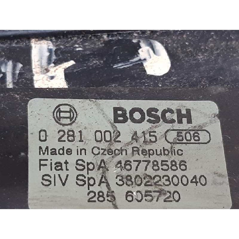 Recambio de potenciometro pedal para fiat doblo (119) 1.9 jtd cat referencia OEM IAM 0281002415  BOSCH 6