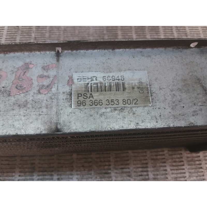 Recambio de intercooler para peugeot 307 (s1) 2.0 hdi fap cat referencia OEM IAM 9636635380 - Gris 2