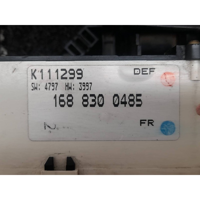 Recambio de mando calefaccion / aire acondicionado para mercedes-benz clase a (w168) 170 cdi (168.008) referencia OEM IAM 168830 - Verde 3