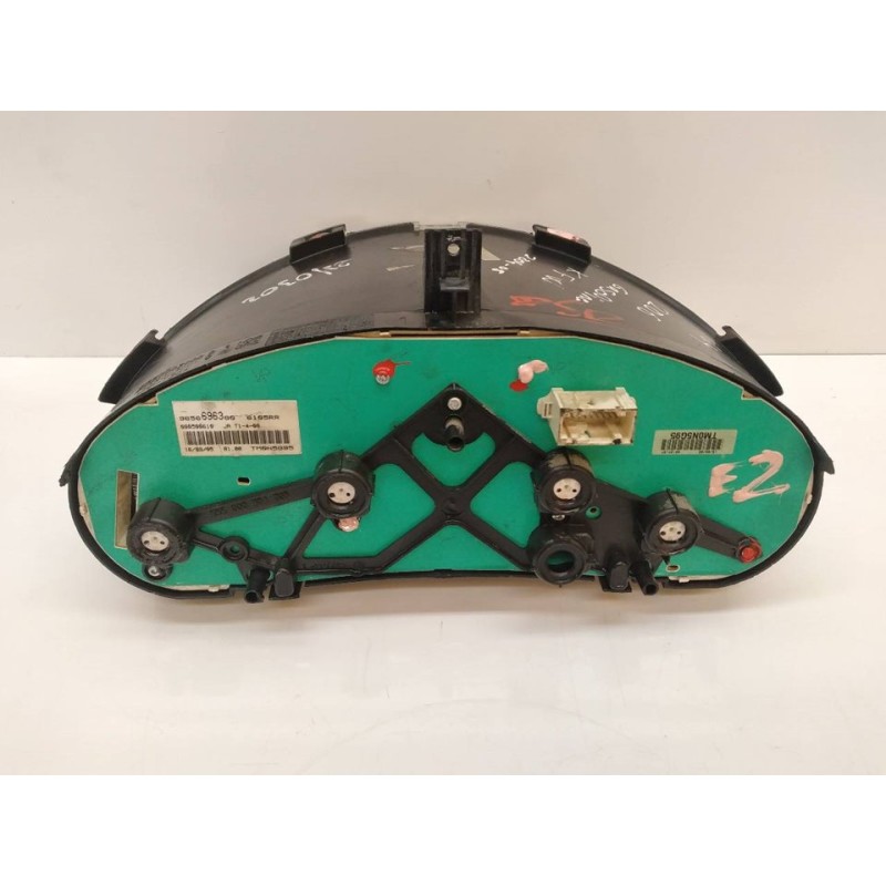 Recambio de cuadro instrumentos para peugeot 206 berlina x-line refri referencia OEM IAM 9656696380 - Negro 4