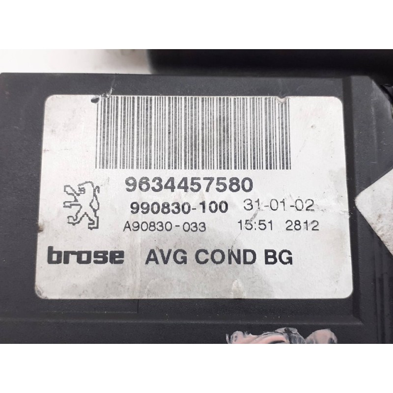 Recambio de motor elevalunas delantero izquierdo para peugeot 307 (s1) 2.0 hdi fap cat referencia OEM IAM 9634457580 - Gris 4