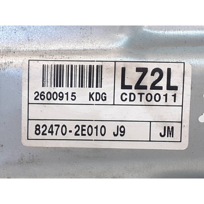 Recambio de elevalunas delantero izquierdo para hyundai tucson (jm) 2,0i cwt comfort full 4x2 referencia OEM IAM 824702E010 LZ2L - Negro 3