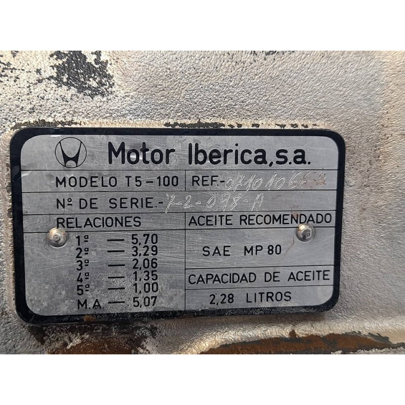 Recambio de caja cambios para nissan trade 2.8d referencia OEM IAM T5100 071010662 - Blanco 3