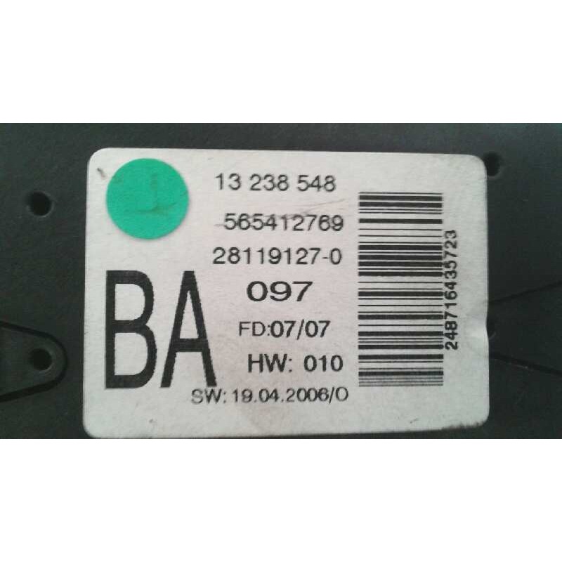 Recambio de pantalla multifuncion para opel astra h berlina 1.6 16v referencia OEM IAM 13238548 281191270097 - Azul 3
