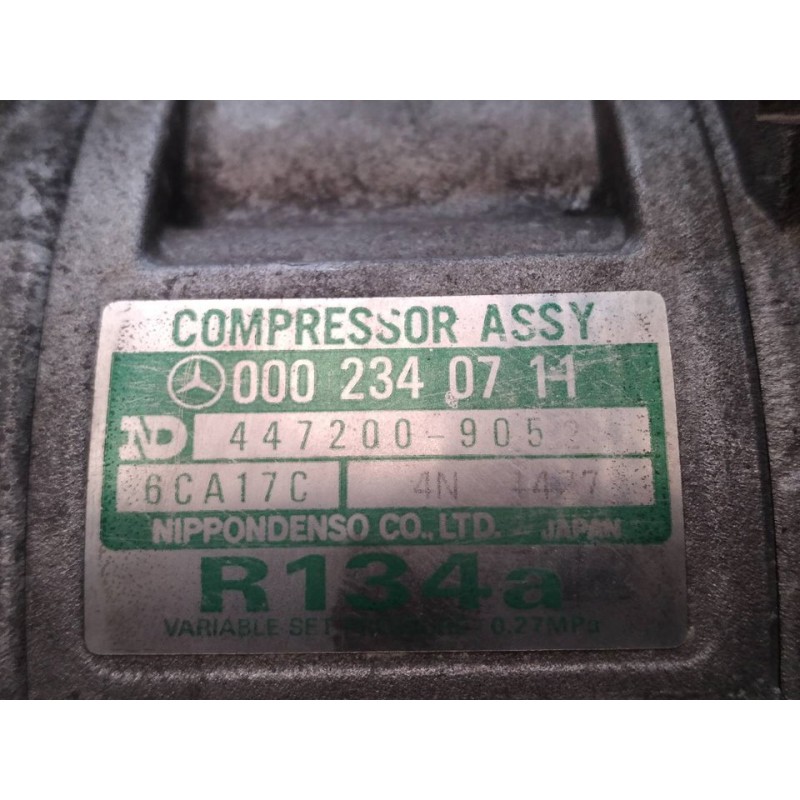 Recambio de compresor aire acondicionado para mercedes-benz clase c (w202) berlina 250 diesel (202.125) referencia OEM IAM 00023 - Gris 4