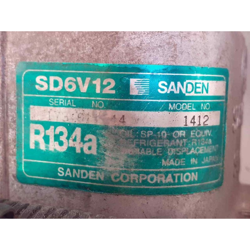 Recambio de compresor aire acondicionado para peugeot 206 berlina xr referencia OEM IAM 1412  SANDEM - Rojo 2