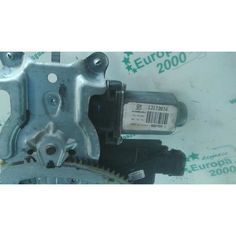 Recambio de elevalunas delantero derecho para opel corsa c 1.4 16v referencia OEM IAM 13173074 - Azul 2