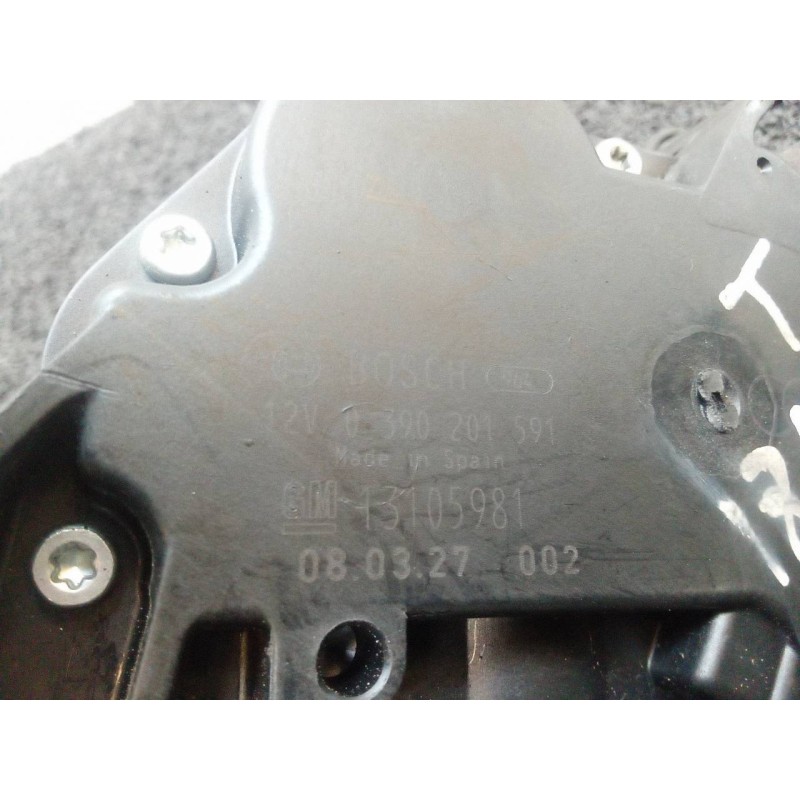Recambio de motor limpia trasero para opel astra h caravan enjoy referencia OEM IAM 0390201591 13105981 BOSCH 3