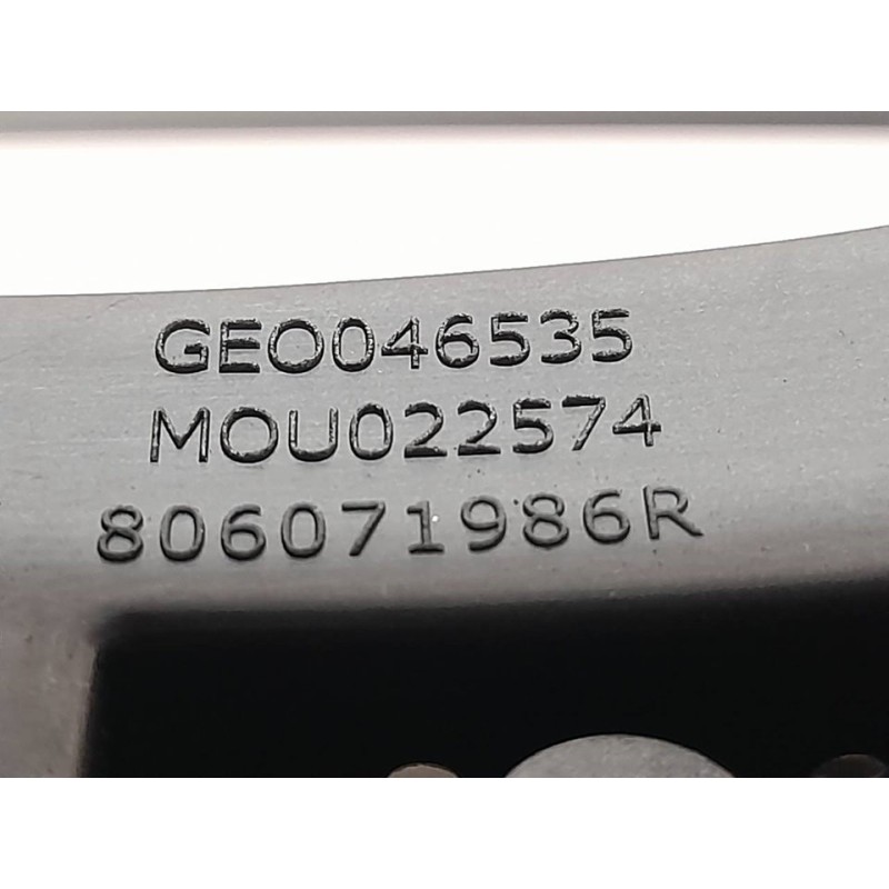 Recambio de maneta exterior trasera izquierda para renault captur ii e-tech engineered referencia OEM IAM 80607198GR - Gris 2