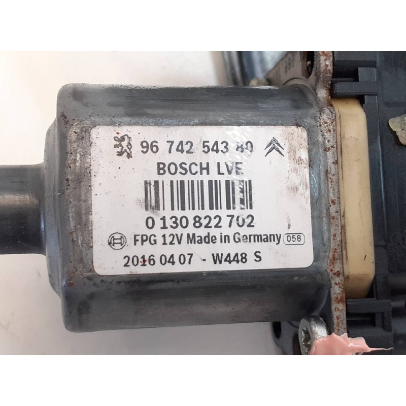 Recambio de elevalunas delantero derecho para peugeot 2008 (--.2013) active referencia OEM IAM 9674254380  BOSCH - Blanco 3