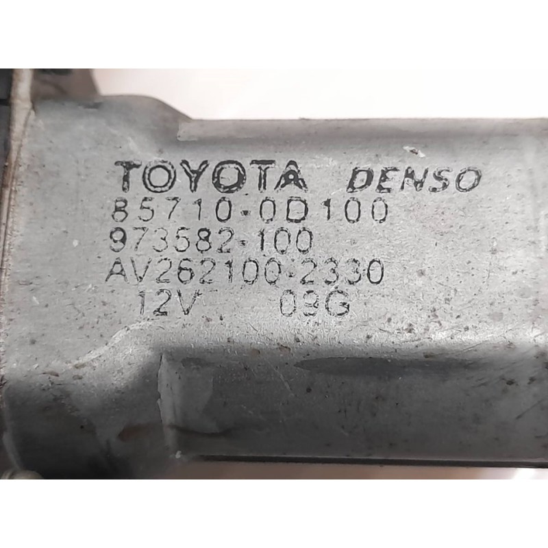 Recambio de elevalunas delantero derecho para toyota yaris (ksp9/scp9/nlp9) luna referencia OEM IAM 857100D100  DENSO 2