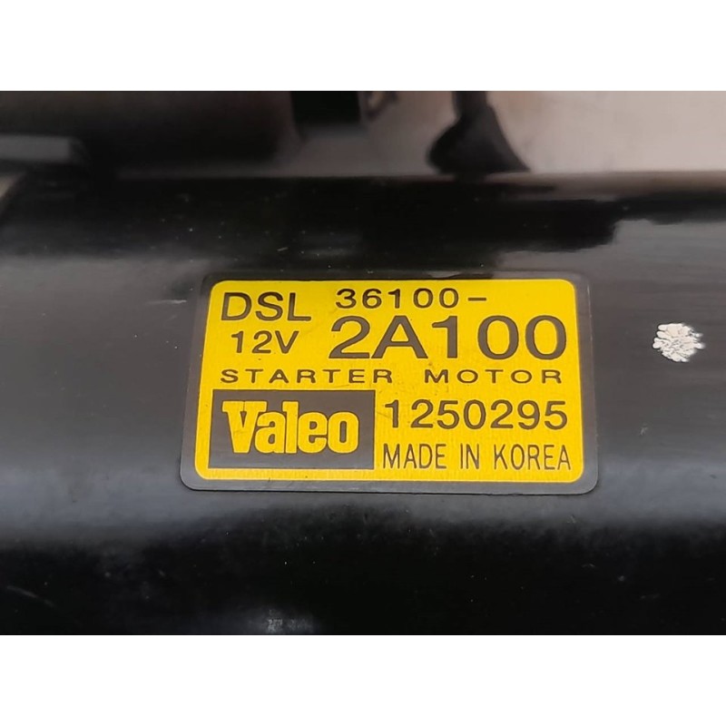 Recambio de motor arranque para kia rio 1.5 crdi ex1 referencia OEM IAM 361002A100 1250295 - Negro 4