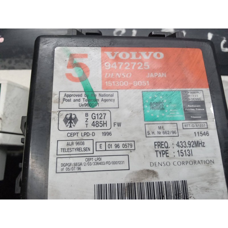 Recambio de cuadro instrumentos para volvo v70 familiar metropolitan referencia OEM IAM 6472519 9472725 1513008051 - Azul 3