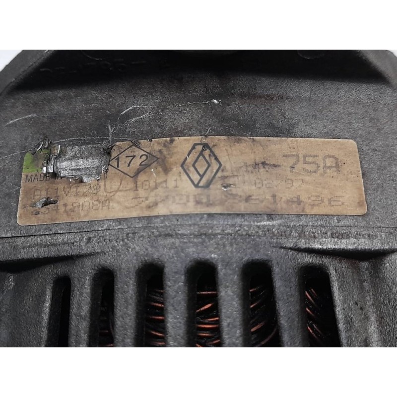 Recambio de alternador para renault clio i fase i+ii (b/c57) 1.9 d campus (47kw) referencia OEM IAM 7700861496 - Blanco 2