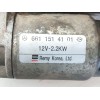Recambio de motor arranque para ssangyong rodius xdi referencia OEM IAM 6611514101  