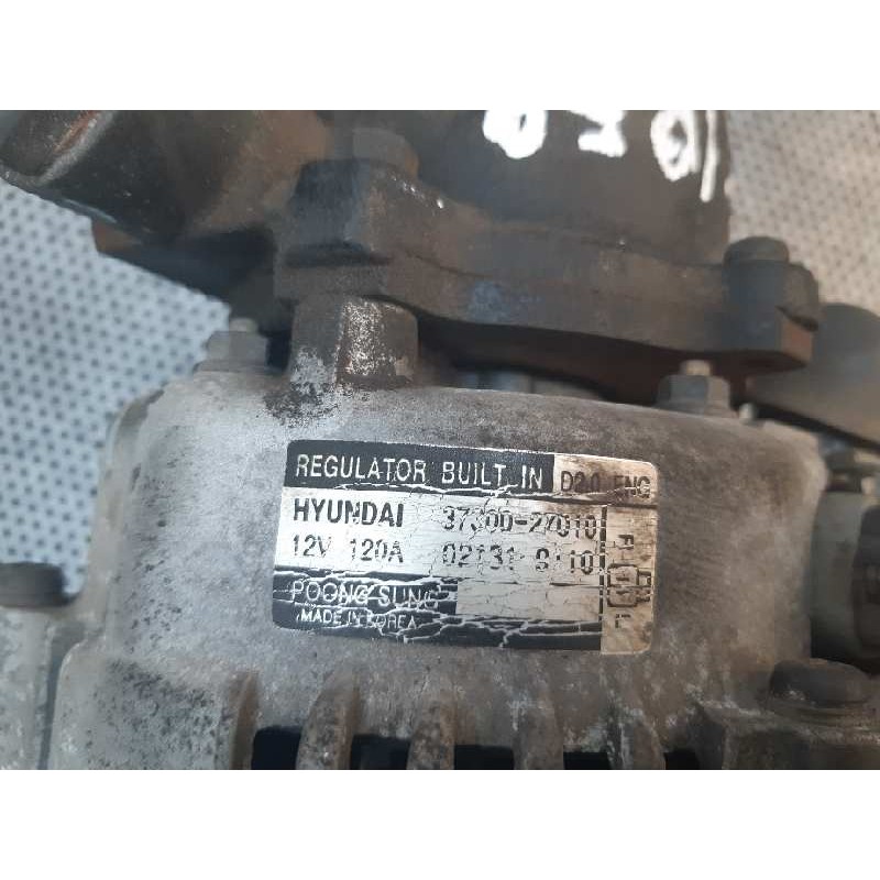 Recambio de alternador para hyundai elantra (xd) 2.0 crdi gls full (4-ptas.) referencia OEM IAM 3730027010 - Azul 2
