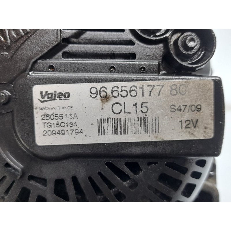 Recambio de alternador para citroën c4 coupe cool referencia OEM IAM 9665617780 2505546A VALEO - Negro 6