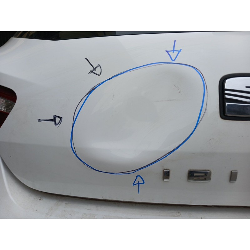 Recambio de porton trasero para seat ibiza iv (6j5, 6p1) 1.4 referencia OEM IAM - Blanco 3