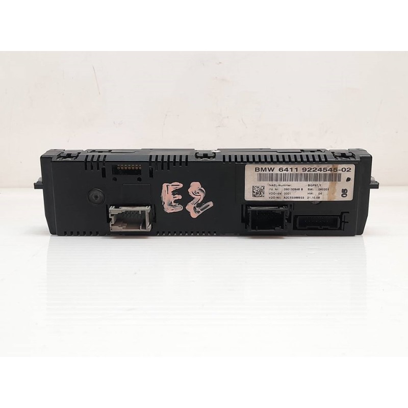 Recambio de mando climatizador para bmw serie 1 berlina (e81/e87) 116d referencia OEM IAM 6411922454502 - Blanco 4