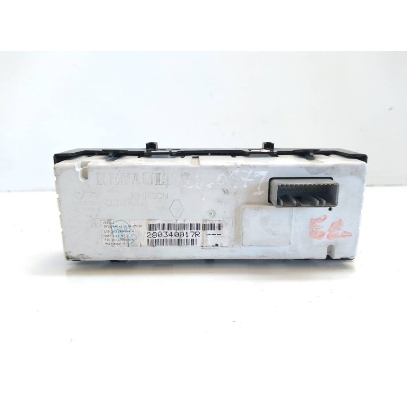 Recambio de pantalla multifuncion para renault clio iii authentique referencia OEM IAM 280340017R - Blanco 3