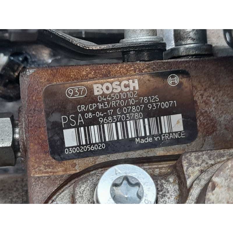 Recambio de bomba inyeccion para citroën c5 berlina audace referencia OEM IAM 0445010102 9683703780 BOSCH - Gris 5