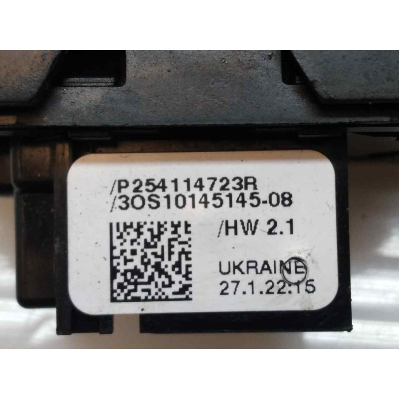 Recambio de mando elevalunas trasero derecho para renault captur ii e-tech engineered referencia OEM IAM P254114723R - Gris 2