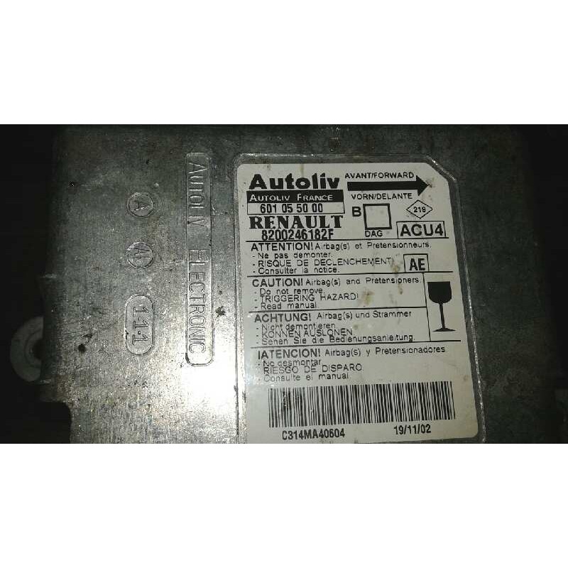 Recambio de kit airbag para renault megane ii berlina 5p 1.5 dci diesel referencia OEM IAM - Gris 5