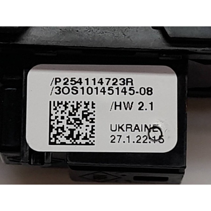 Recambio de mando elevalunas trasero izquierdo para renault captur ii e-tech engineered referencia OEM IAM 829509794R P254114723 - Gris 3