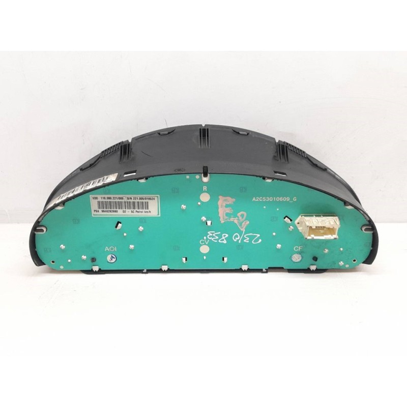 Recambio de cuadro instrumentos para peugeot 407 sw st sport pack referencia OEM IAM 9646282680 3