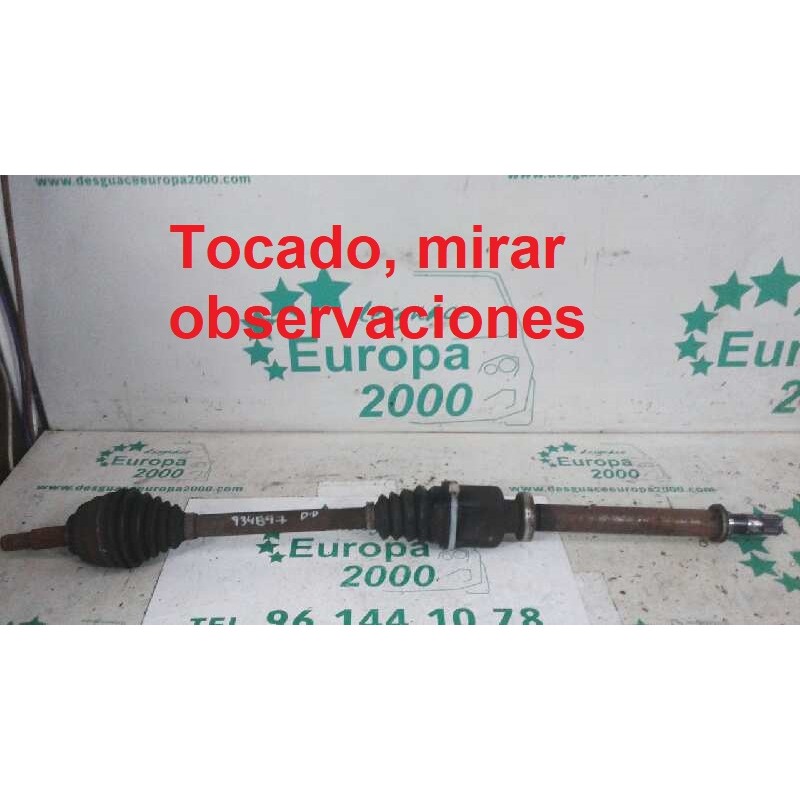 Recambio de transmision delantera derecha para renault megane ii berlina 5p 1.5 dci diesel referencia OEM IAM   